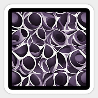 Swirls and Circles Pattern Sticker